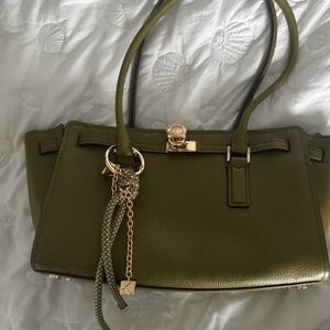Michael Kors Olive Green Shoulder Bag